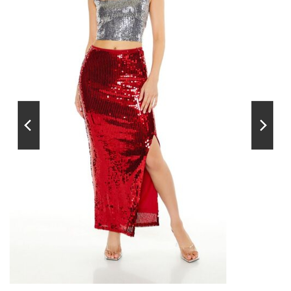 Stunning Red Skirt